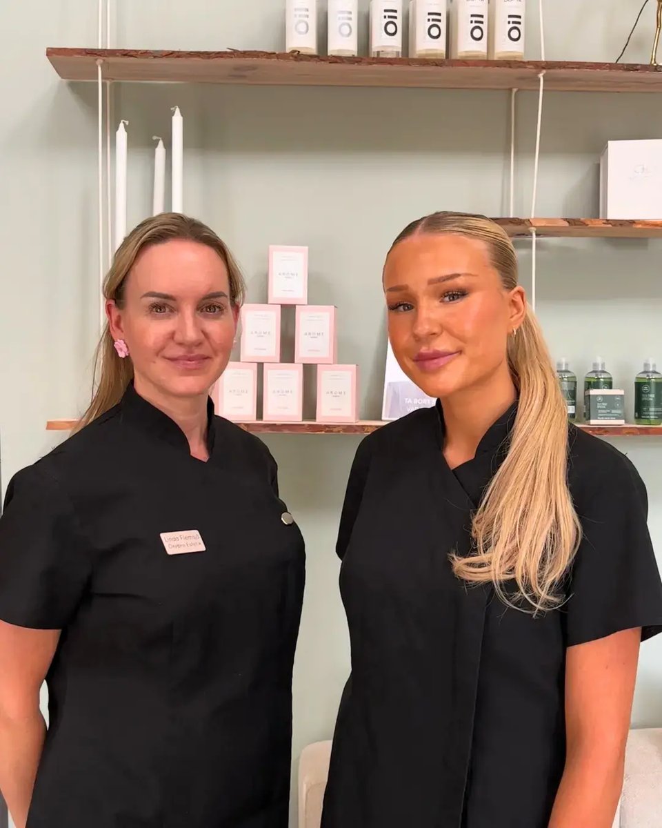 Linda och Alicia på Örebro Estetik